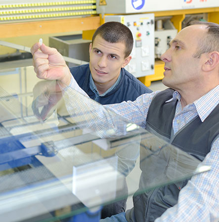 two men talking about a product with Commercial Insurance in Grover Beach, California 