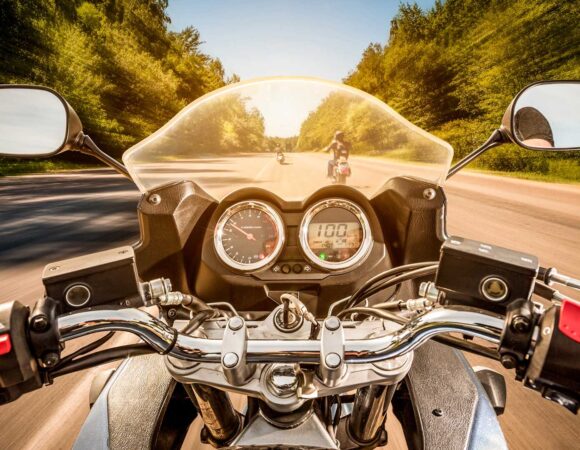 driving on a road with Motorcycle Insurance in San Luis Obispo, CA
